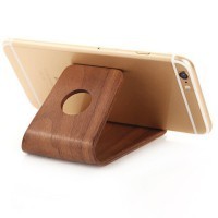 univerzlis bambusz fa asztali mobiltelefon tart